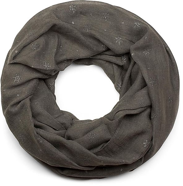styleBREAKER Loop Loop mit glitzerndem Schneeflocken günstig online kaufen