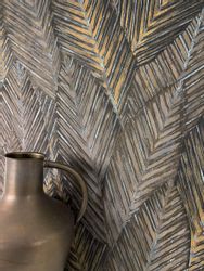 Newroom Vliestapete, Braun Tapete Modern Dschungel günstig online kaufen