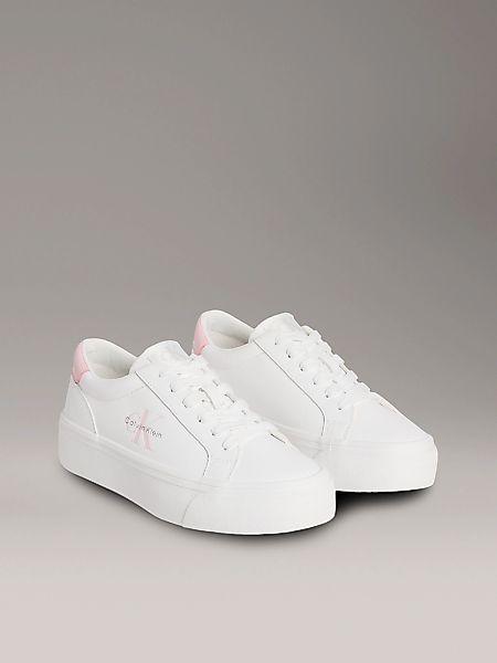 Calvin Klein Jeans Plateausneaker "VULC FLATF LTH LOGO TAG", Schnürschuh, H günstig online kaufen