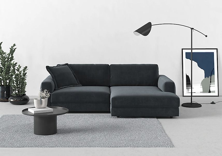 TRENDMANUFAKTUR Ecksofa "Bourbon, Mega Designsofa mit tollem Sitzkomfort, B günstig online kaufen