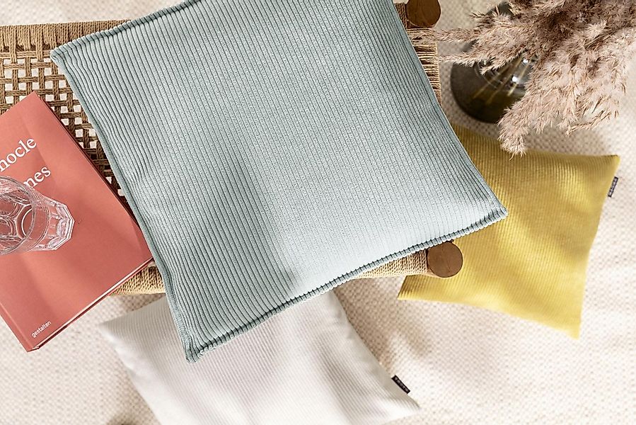 Magma Heimtex Kissenbezug Kissenhülle Inga Cord Kord Inga ca. 50x50 cm, (1 günstig online kaufen