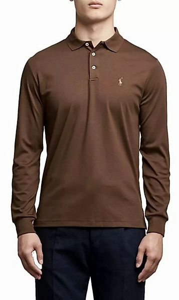 Polo Ralph Lauren Langarm-Poloshirt Luxury Pima Cotton Slim Fit Besonders w günstig online kaufen