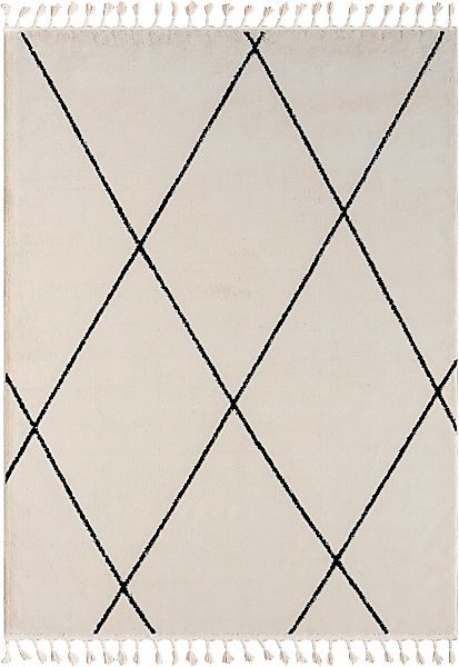 Myflair Möbel & Accessoires Hochflor-Teppich »Moroccan Pattern«, rechteckig günstig online kaufen