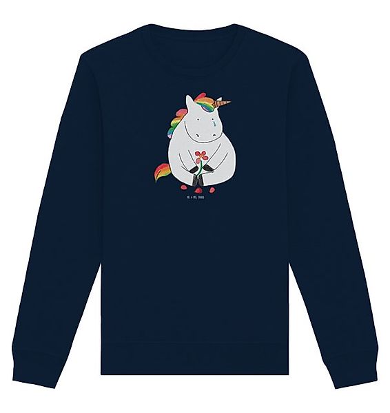 Mr. & Mrs. Panda Longpullover Einhorn Traurig Größe XL - French Navy - Gesc günstig online kaufen