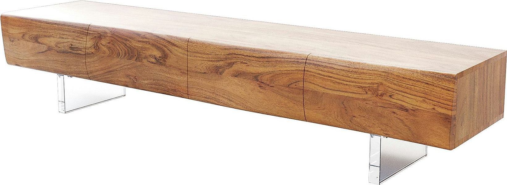 DELIFE Lowboard New, Live-Edge Akazie Natur günstig online kaufen