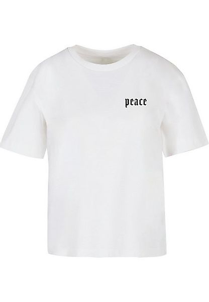 Miss Tee T-Shirt Miss Tee Damen Girls Peace Hand Tee (1-tlg) günstig online kaufen