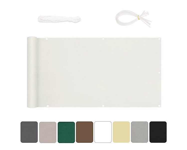 Sekey Balkonsichtschutz Polyester Balkonbespannungen Sichtschutz Garten Zau günstig online kaufen