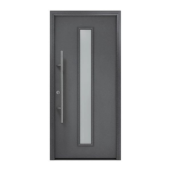 EcoStar Haustür Isopro Secur IPS 020S Anthrazitmetallic 110 cm x 210 cm DIN günstig online kaufen