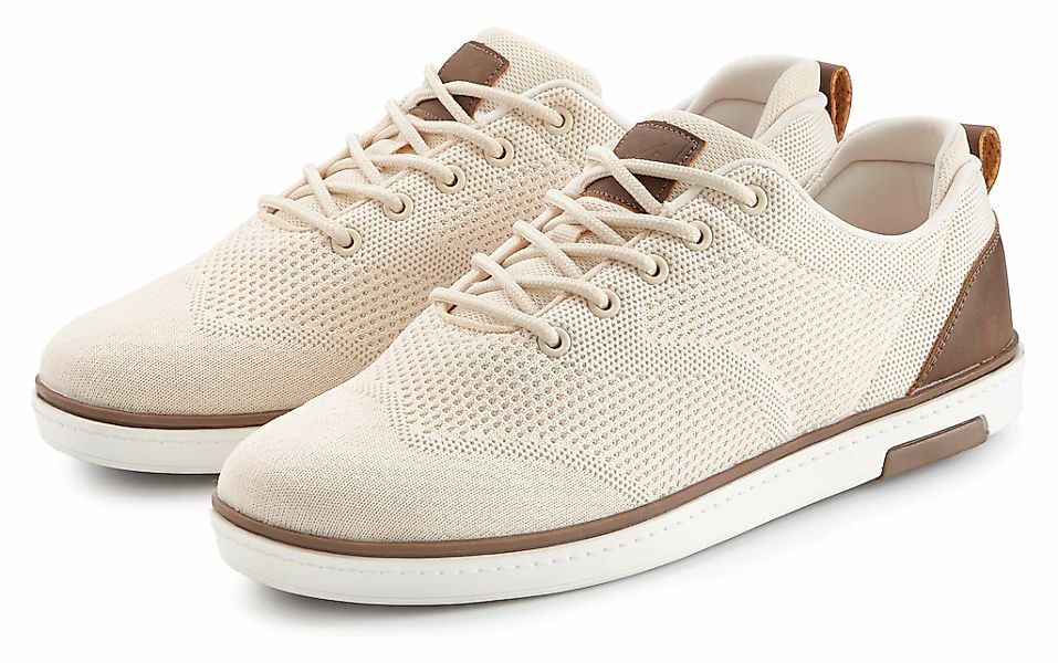 John Devin Sneaker "Schnürschuh" Mesh-Optik, Freizeitschuh, Halbschuh, Schn günstig online kaufen