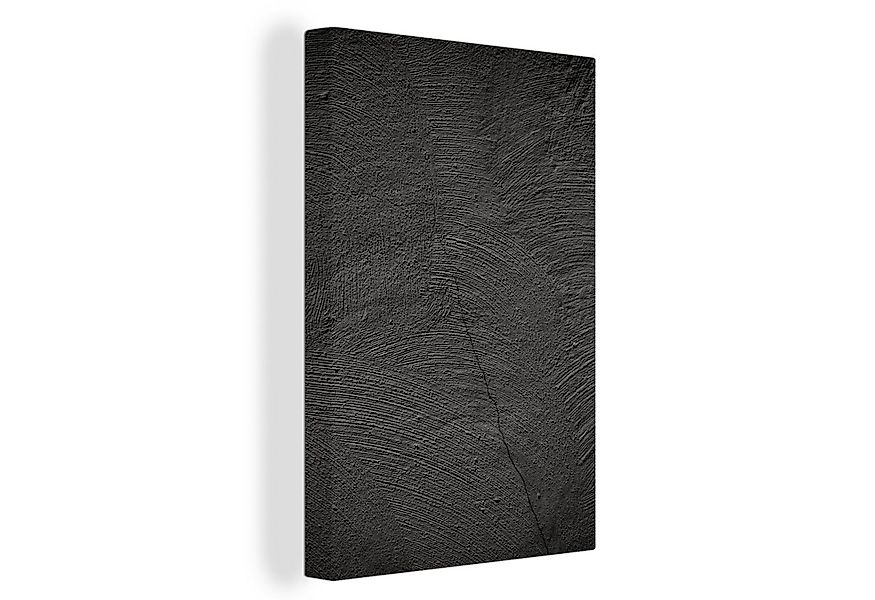 OneMillionCanvasses® Leinwandbild Konkreter Druck - Industriell - Schwarz, günstig online kaufen