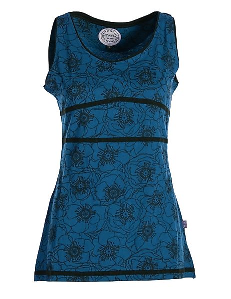 Vishes Shirttop Damen Sommer-Top Tank-Top Blümchen günstig online kaufen