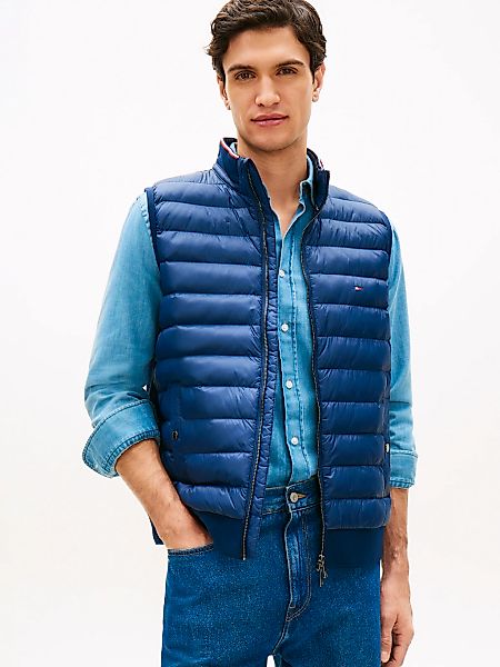 Tommy Hilfiger Steppweste "MIX MEDIA" Stehkragen, 2-Wege-Reißverschluss günstig online kaufen