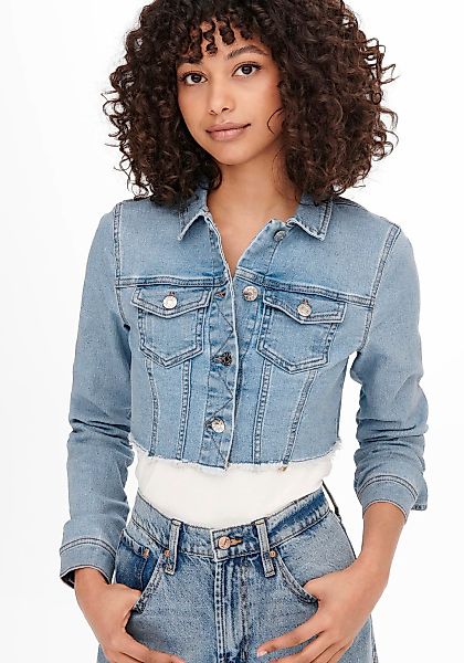 ONLY Jeansjacke ONLWONDER LS CROPPED DNM JACKET GUA NOOS günstig online kaufen