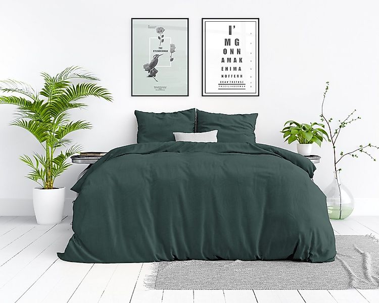 Sitheim-Europe Bettwäsche STONE WASHED Baumwolle Bettbezug & Kissenbezüge, günstig online kaufen