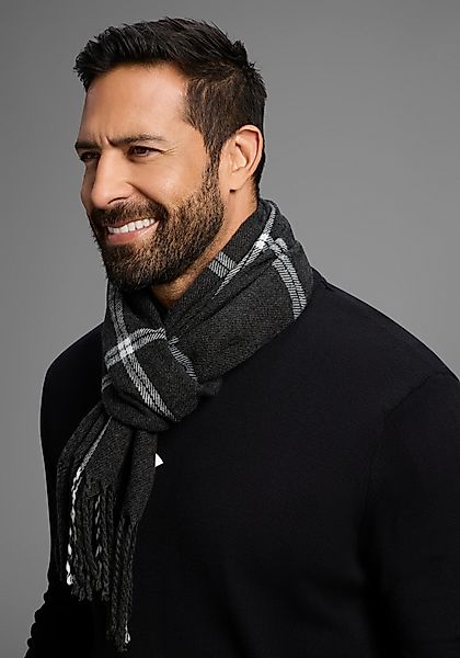 Man's World Schal, mit dezent-auffälligem Karomuster günstig online kaufen