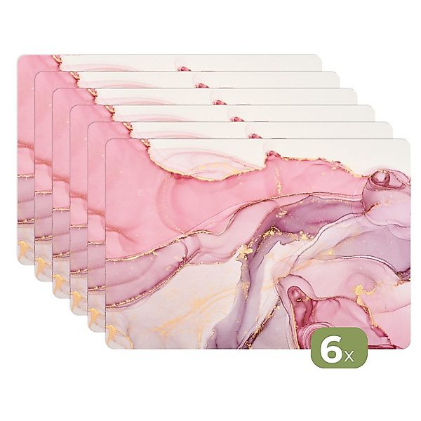MuchoWow Platzset Gold - Marmor - günstig online kaufen