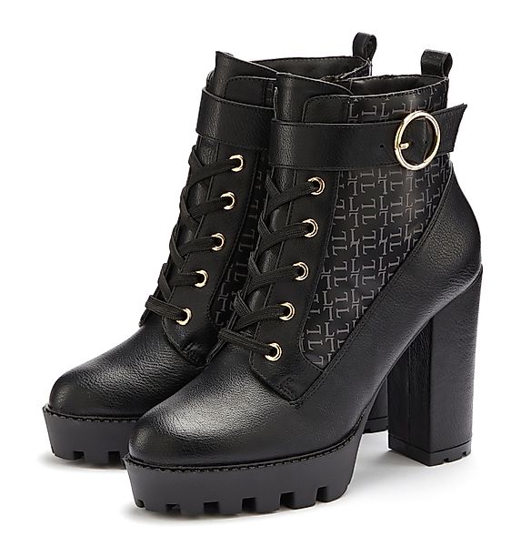 LASCANA Stiefelette mit Blockabsatz & raffinierter günstig online kaufen