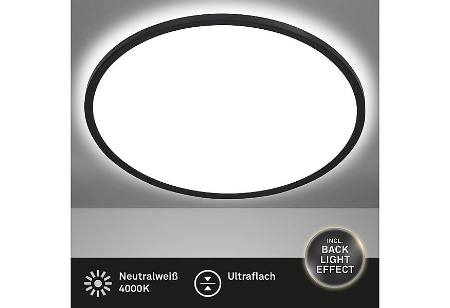 Briloner Leuchten LED Deckenleuchte Deckenlampe Panel Backlight-Effekt SLIM günstig online kaufen
