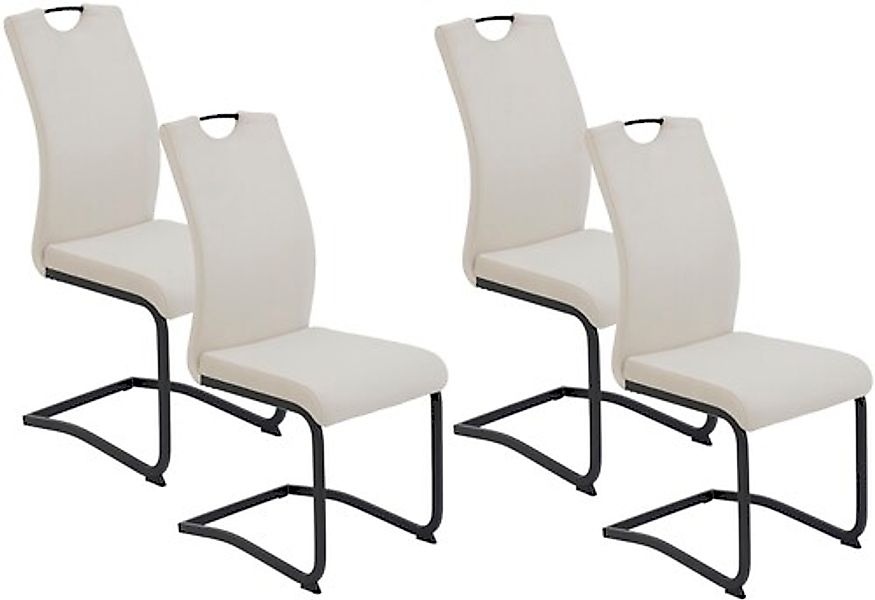 HELA Freischwinger »RIGA II« (Set) 4 Stk.Freischwinger,Vierkantrohrgestell, günstig online kaufen