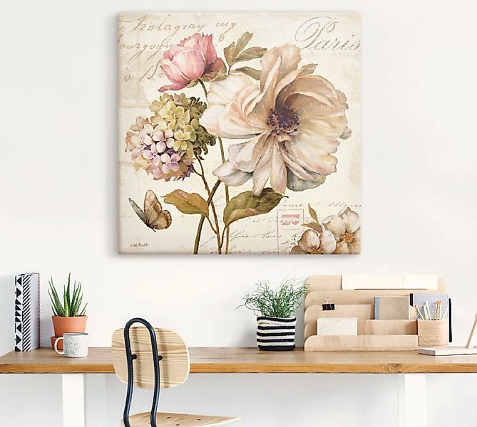 Artland Wandbild »Blumen II«, Blumen, (1 St.), als Leinwandbild, Poster, Wa günstig online kaufen
