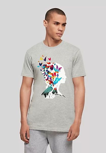 F4NT4STIC T-Shirt Schmetterling Silhouette TEE UNISEX Print günstig online kaufen