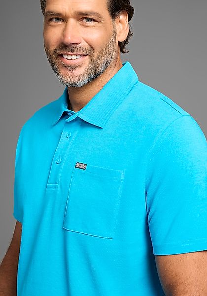 Man's World Poloshirt mit Brusttasche günstig online kaufen