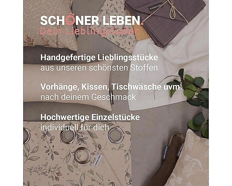 SCHÖNER LEBEN. Dekokissen SCHÖNER LEBEN. Kissenhülle Digitaldruck Bücher Bo günstig online kaufen