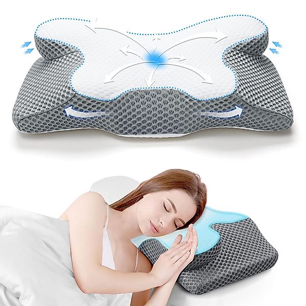 HAUSS SPOLE Nackenstützkissen Nackenkissen Nackenstützkissen Schlafkissen günstig online kaufen