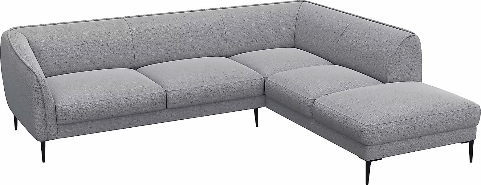 FLEXLUX Ecksofa »Belle Designsofa, L-Form, B/T 268/209 cm«, Skandinavisches günstig online kaufen