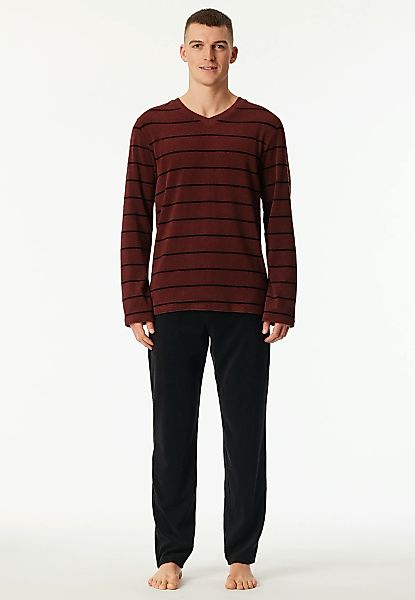 Schiesser Schlafanzug "Casual Nightwear" 2 tlg. seitliche Taschen, wärmend, günstig online kaufen