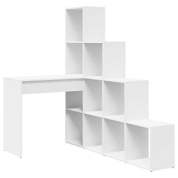 vidaXL Schreibtisch Eckschreibtisch Weiß 101,5 x günstig online kaufen