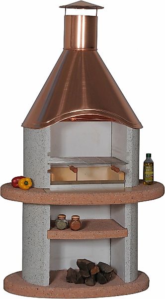 WELLFIRE Grillkamin "Duna Colora", BxTxH: 110x73x192 cm günstig online kaufen