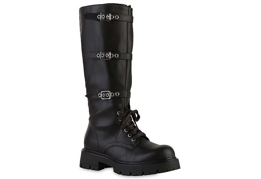 VAN HILL 841834 Schnürstiefel Damen Leicht Gefütterte Schnürstiefel Stiefel günstig online kaufen