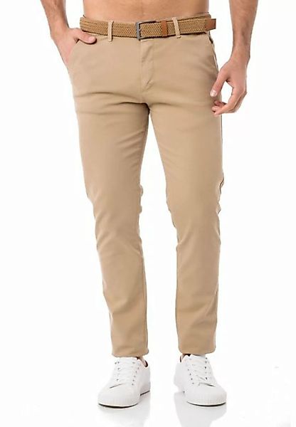 RedBridge Chinohose Chino Hose Pants mit Gürtel Sand W29 L32 günstig online kaufen