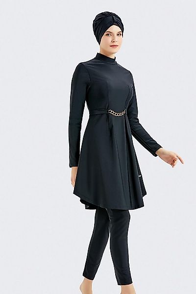 C&CITY Schwimmanzug Vollständige Abdeckung 4-teiliges Badeanzug-Set günstig online kaufen