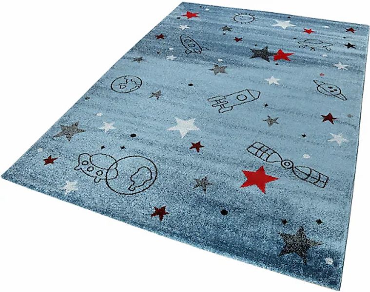 Esprit Kinderteppich »Yoda ESP-21980«, rechteckig, 13 mm Höhe, Weltall Desi günstig online kaufen