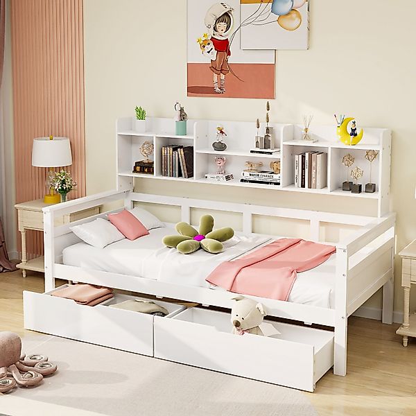 Flieks Daybett, Schlafsofa Kinderbett Einzelbett 90x200cm günstig online kaufen