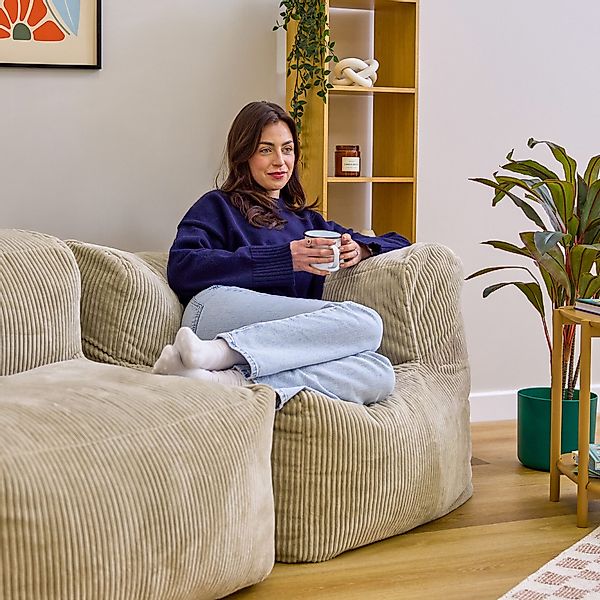 icon Sitzsack Modulares Ecksessel aus Cord günstig online kaufen