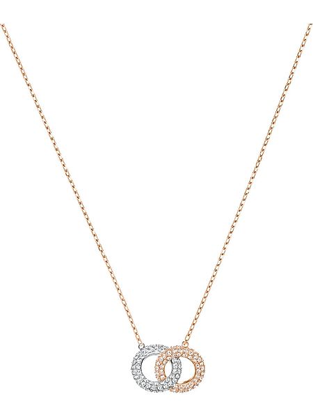 Swarovski Collier Swarovski Damen-Kette Metall Swarovski-Kristall günstig online kaufen