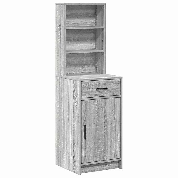 vidaXL Highboard Grau Sonoma 40 x 40,5 x 135 cm Holzwerkstoff 865078 günstig online kaufen