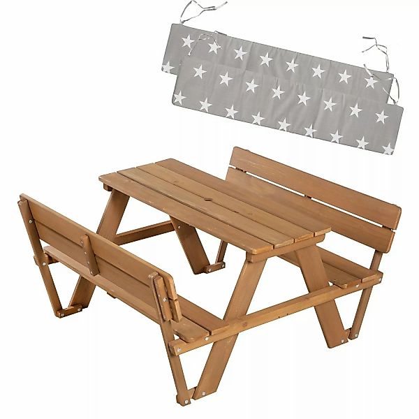 roba® Garten-Kindersitzgruppe Outdoor+, mit 2 Bänken, günstig online kaufen