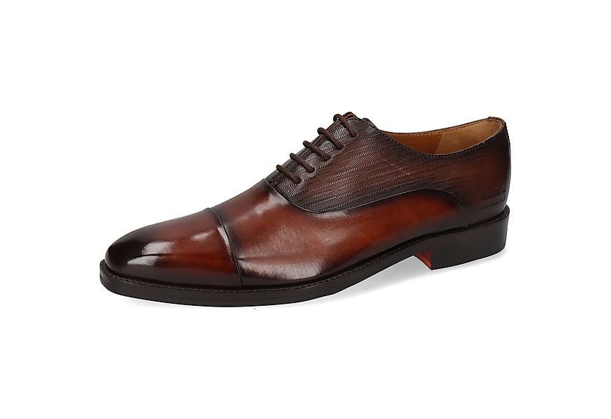Melvin & Hamilton Lawrence 3 Leder-Oxford Schuhe für Herren Schnürschuh Fla günstig online kaufen
