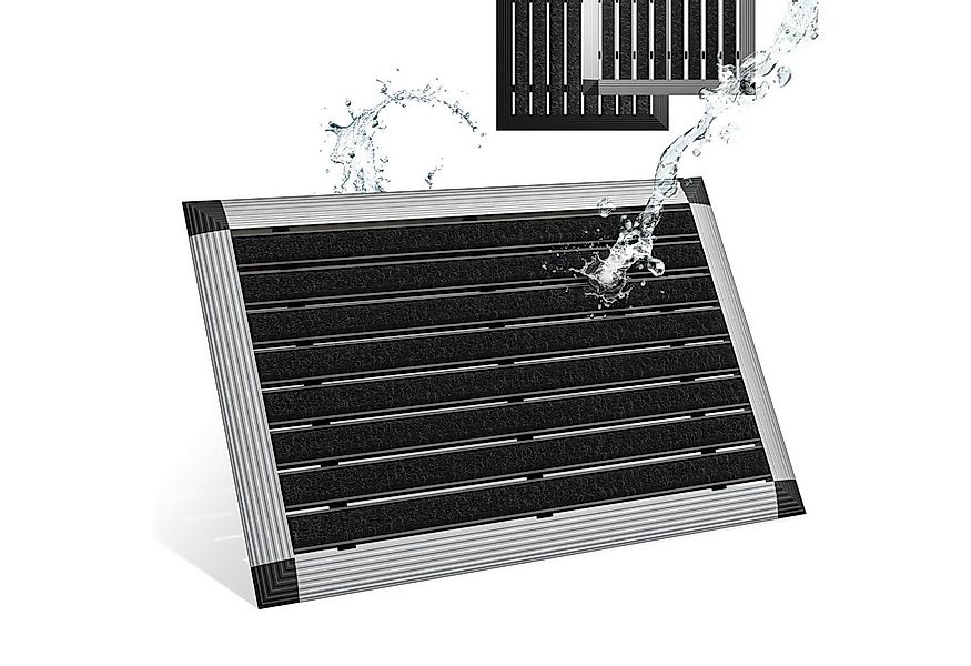 Björn&Schiller Fußmatte Fußmatte außen mit Aluminiumrahmen, Fußmatte Outdoo günstig online kaufen