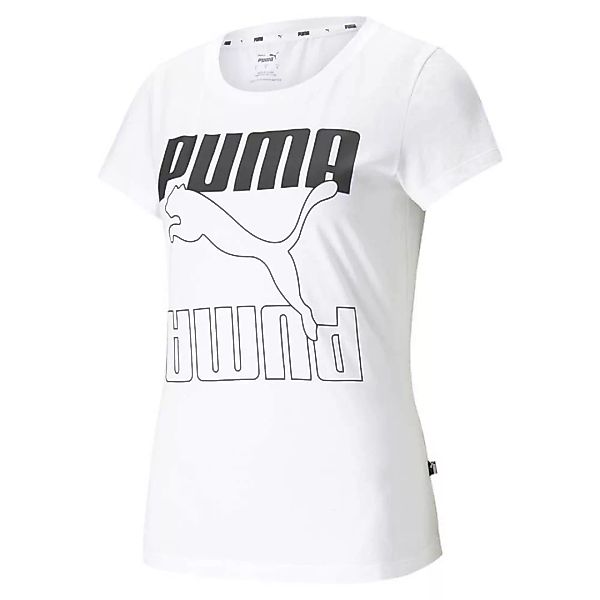 Puma Rebel Graphic Kurzarm T-shirt XS Puma White / Puma Black günstig online kaufen