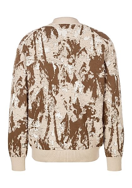 BOSS ORANGE Rundhalspullover in modischem Muster günstig online kaufen