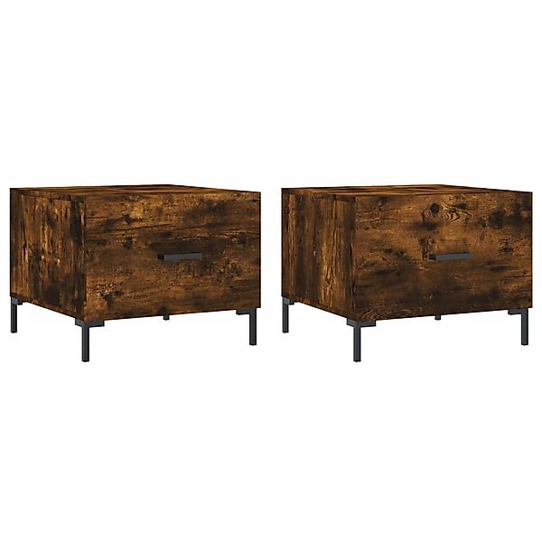 vidaXL Couchtisch Couchtische 2 Stk. Räuchereiche günstig online kaufen