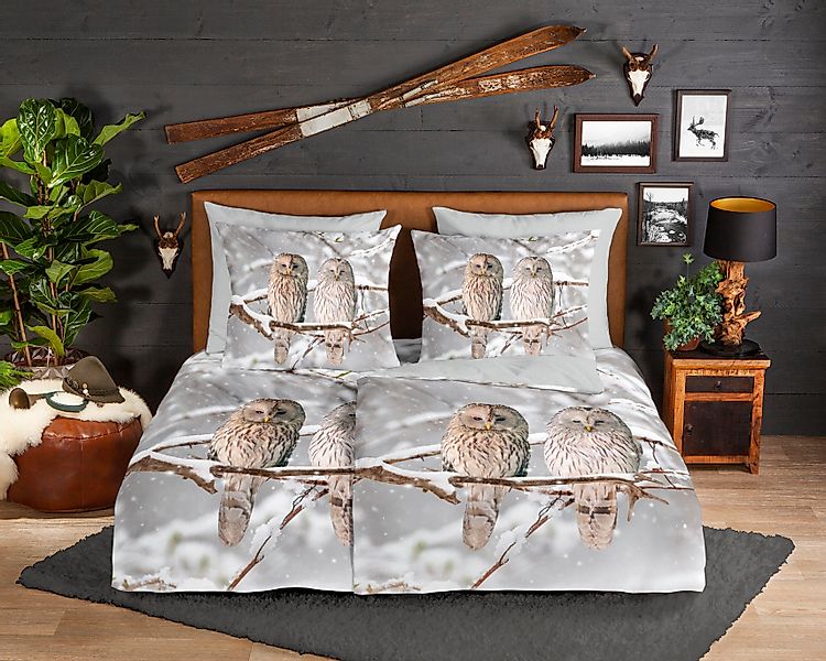 good morning Wendebettwäsche Febe, Biber, Flanell, günstig online kaufen