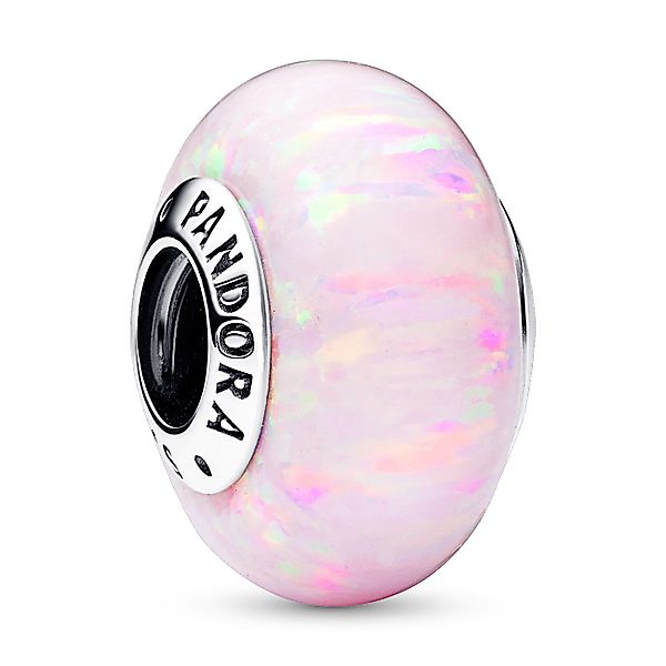 Pandora Bead Bead-Charm Silber Pink Opalisierend günstig online kaufen