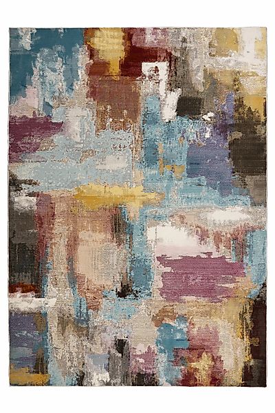 Kayoom Teppich "Blazing Star" rechteckig 10 mm Höhe abstrakter Kurzflor, Wo günstig online kaufen