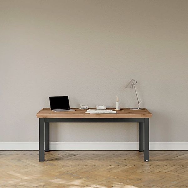 set one by Musterring Schreibtisch »York«, Im Landhaus-Stil, in 3 Farben er günstig online kaufen